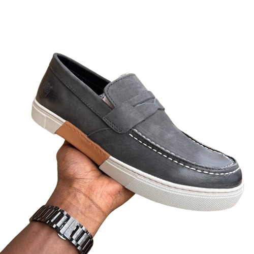 Timberland Men's Cedar Bay Leather Penny Loafer Sneakers – Black